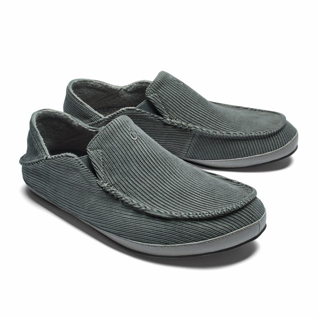 Zapatos Olukai Moloā ‘Ie Slipper - Pantuflas Hombre Grises 20590-613